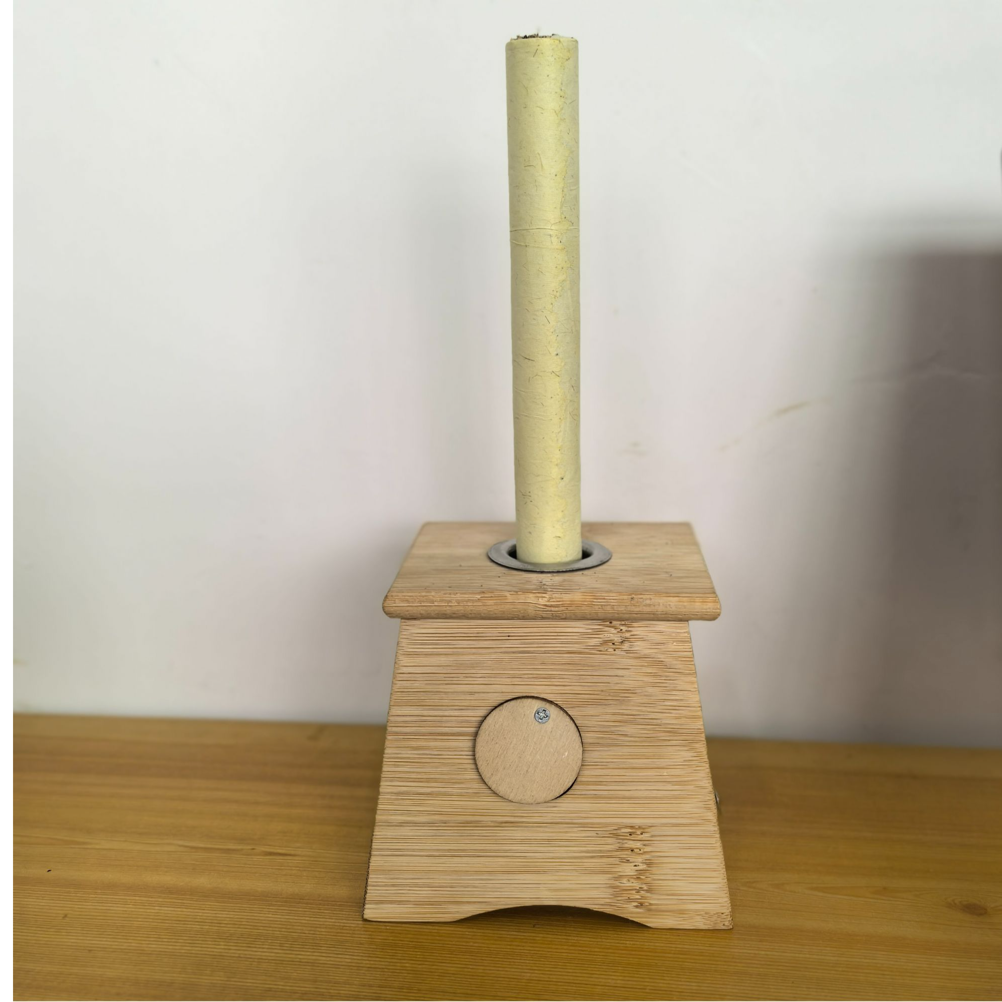 家用1.8尺寸竹制单孔防烫隔灰艾灸盒