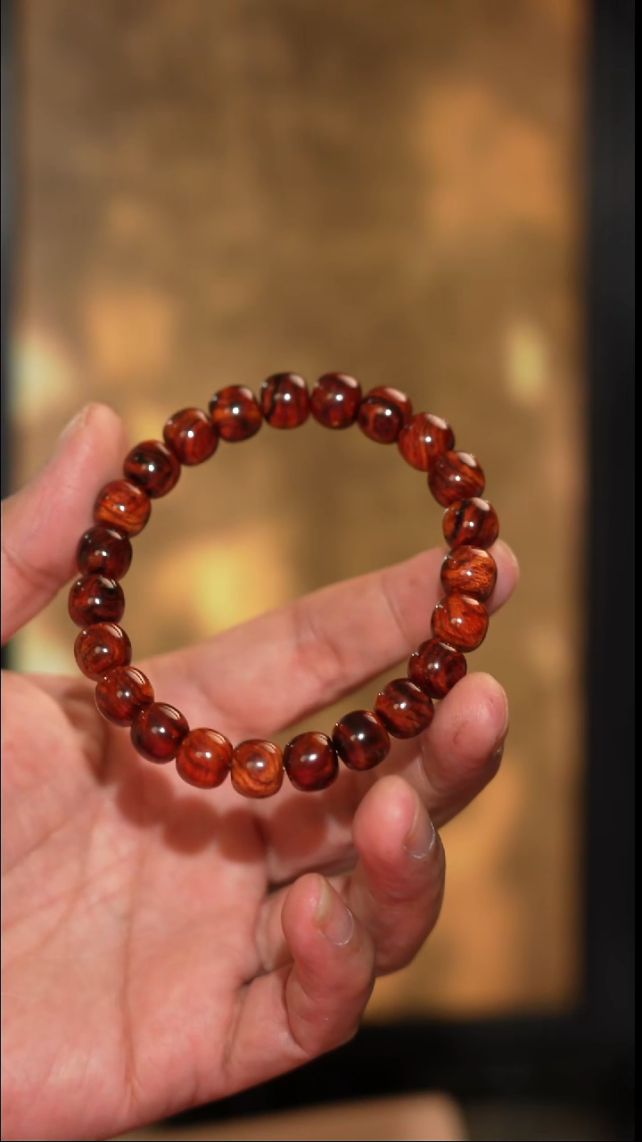 手串/手链黄花梨/降香黄檀雪****）海南黄花梨9*10老型单圈