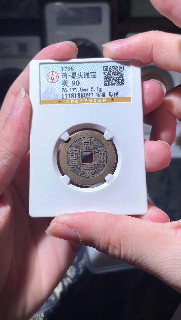 【闪购商品】铜清代嘉庆宝泉母钱