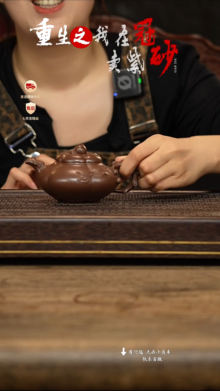 茶壶紫砂冠砂茶器63