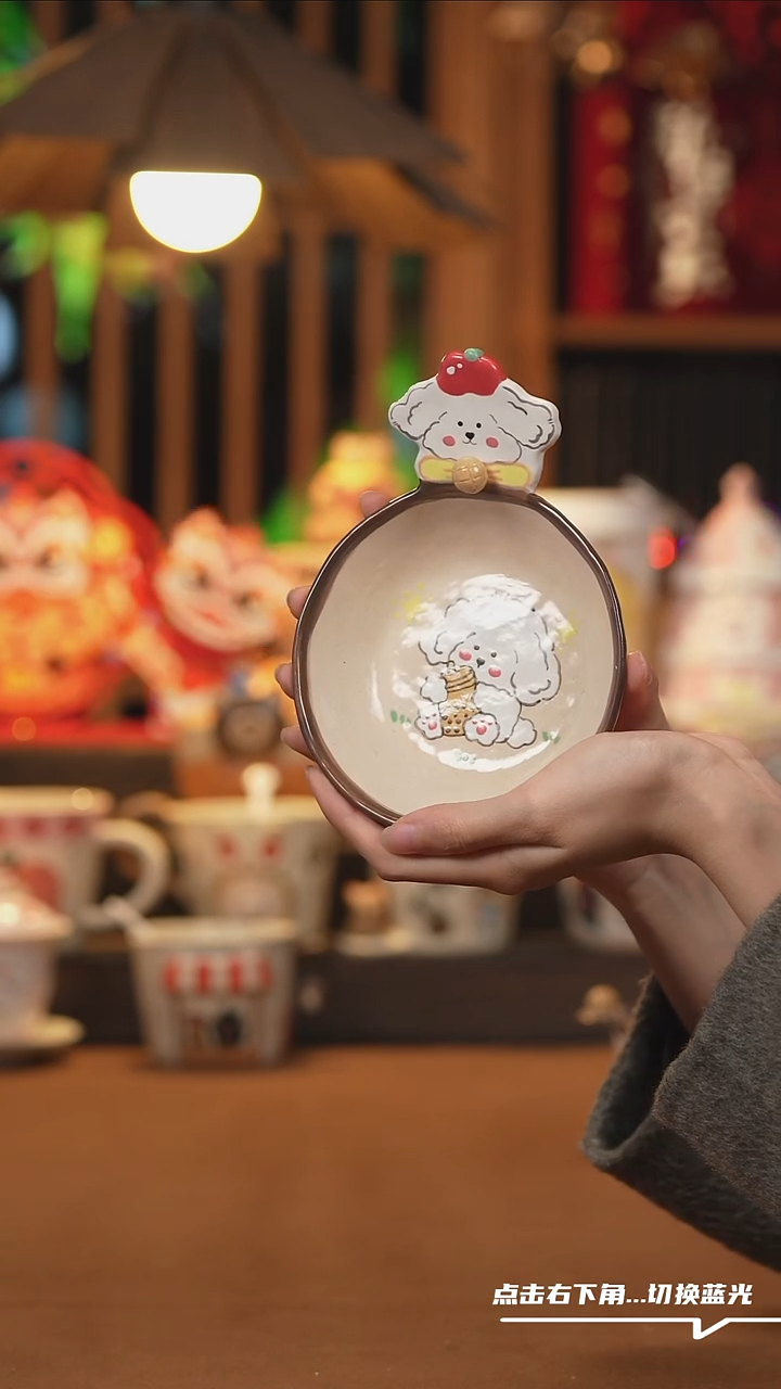 【闪购商品】杯子G057创意手绘陶瓷水杯