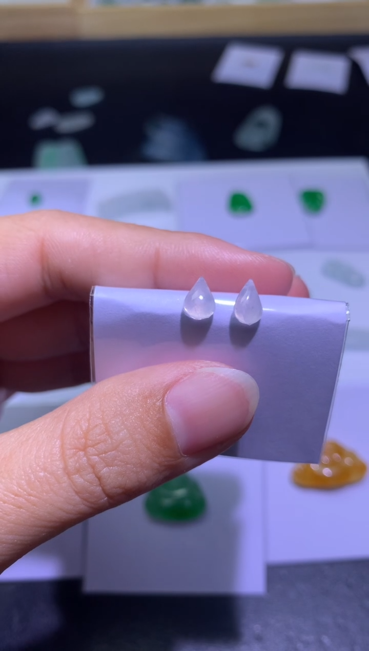 定制翡翠未镶嵌毛货