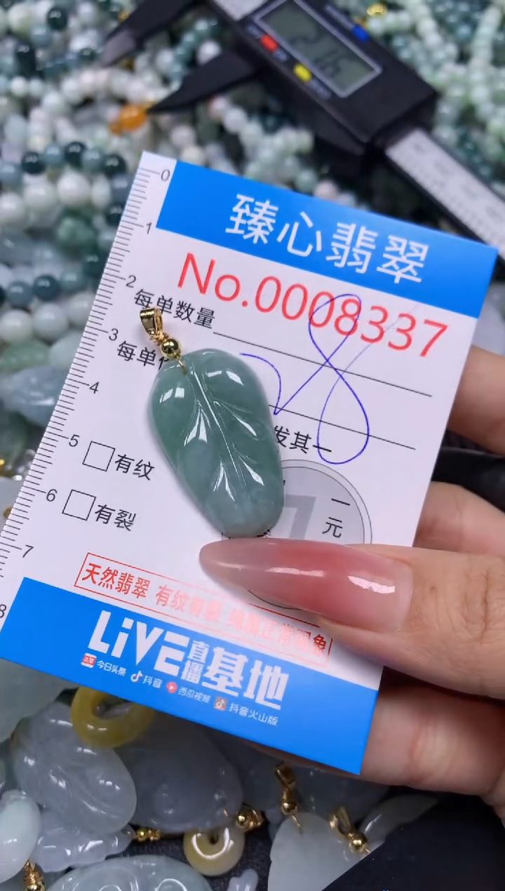 【闪购商品】翡翠颈饰未镶嵌含绳0008337