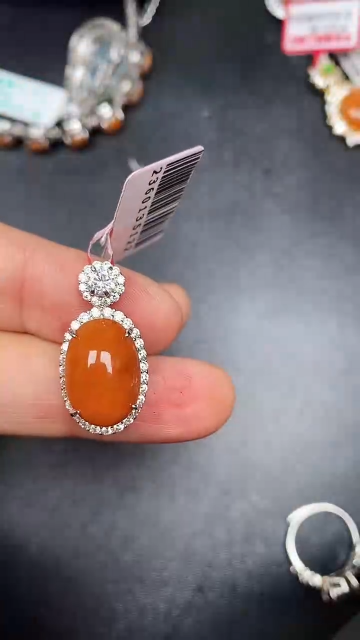 银S925镶嵌戒指翡翠3170