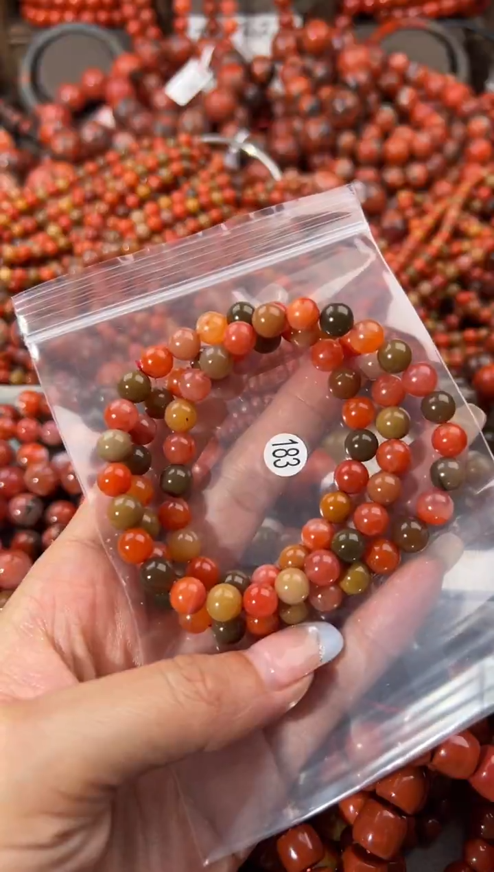 未镶嵌手串南红玛瑙7+