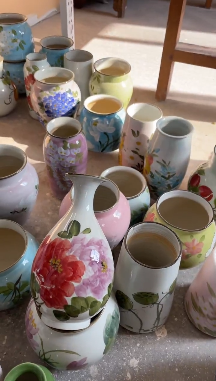 瓶瓷景德镇手绘花瓶