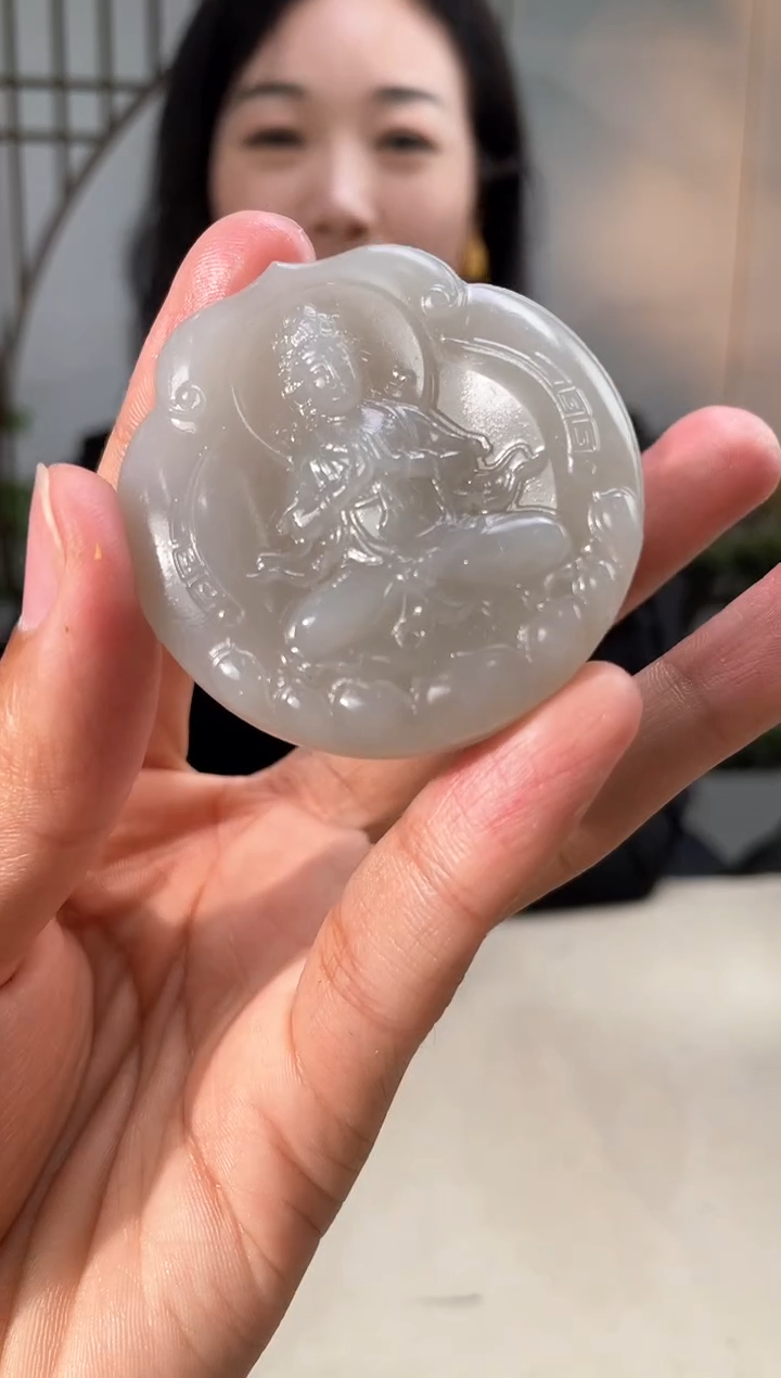 【闪购商品】定制和田玉和田玉（多样性拍一发一带证）22048