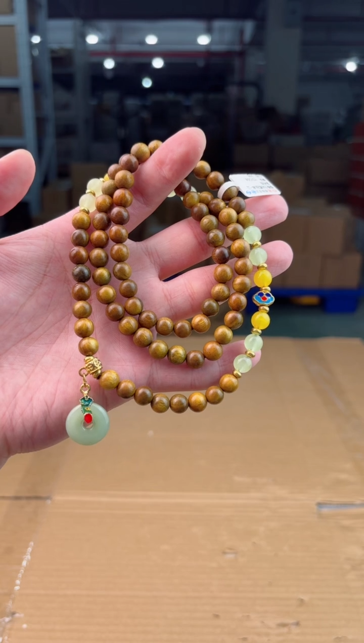 禧一文玩木作类材质手串无礼盒