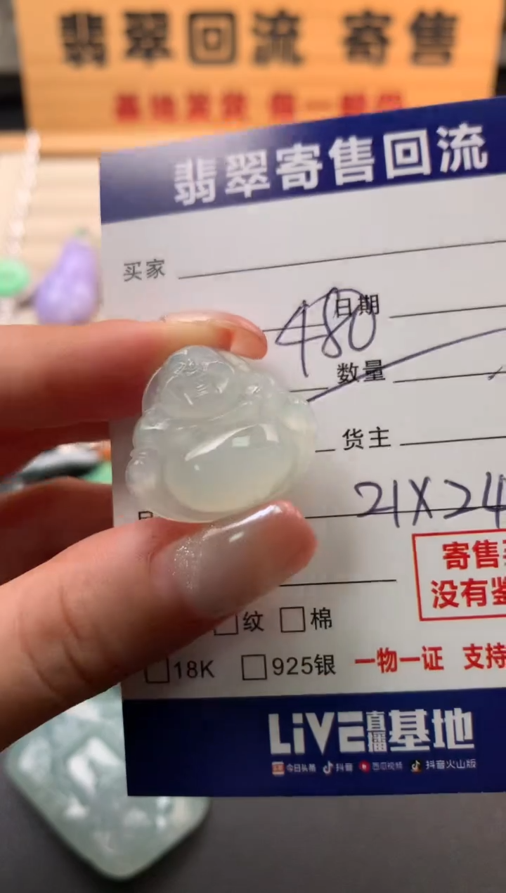 翡翠未镶嵌颈饰10142297