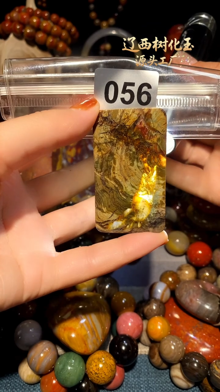 未镶嵌-硅化玉天然北票硅化玉吊坠