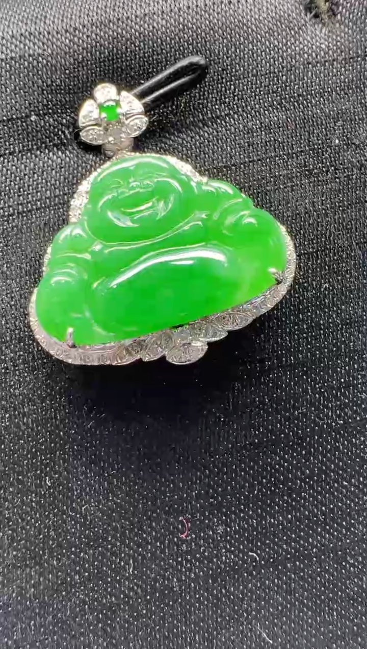 【闪购商品】翡翠吊坠(不含链)18K金镶嵌多样性团购发一件