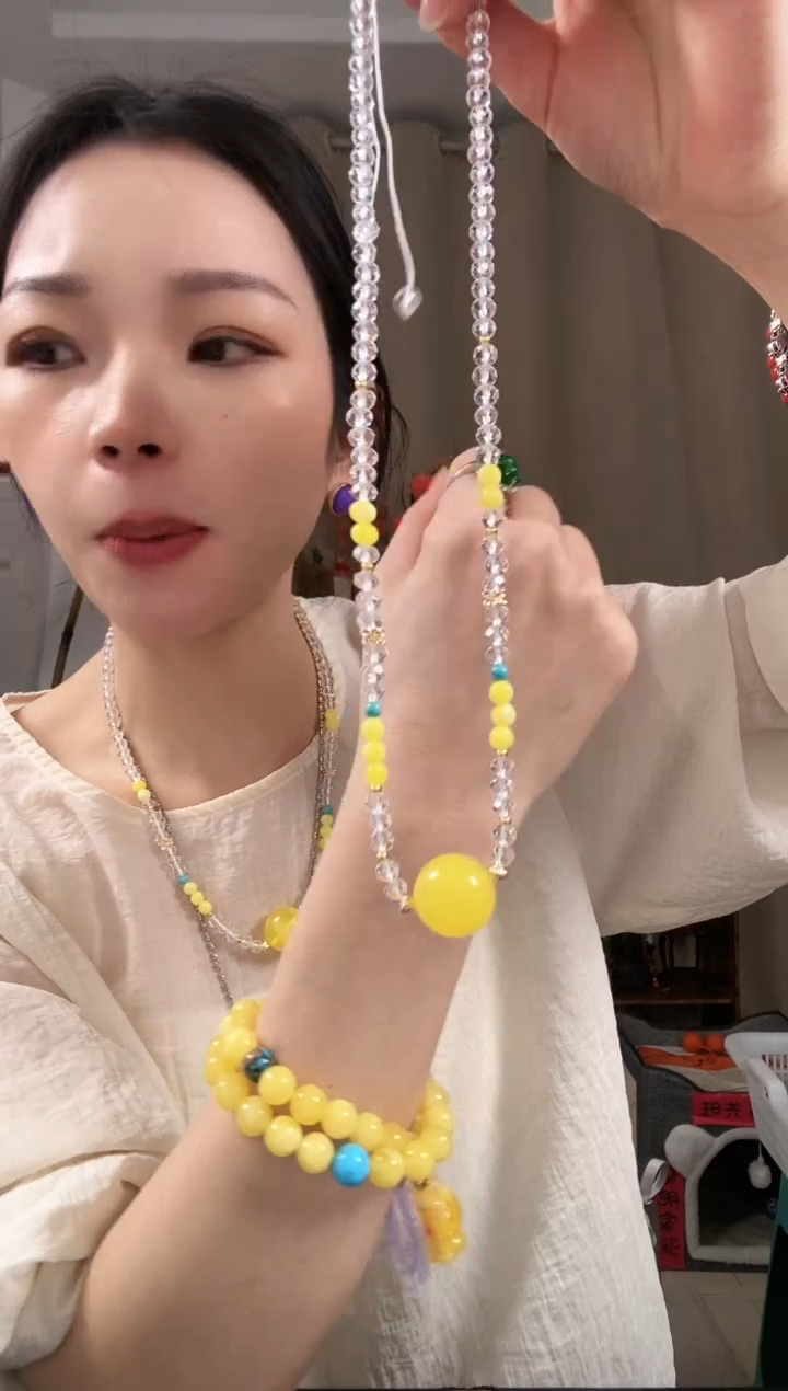 【闪购商品】琥珀颈饰未镶嵌E535EEEEE