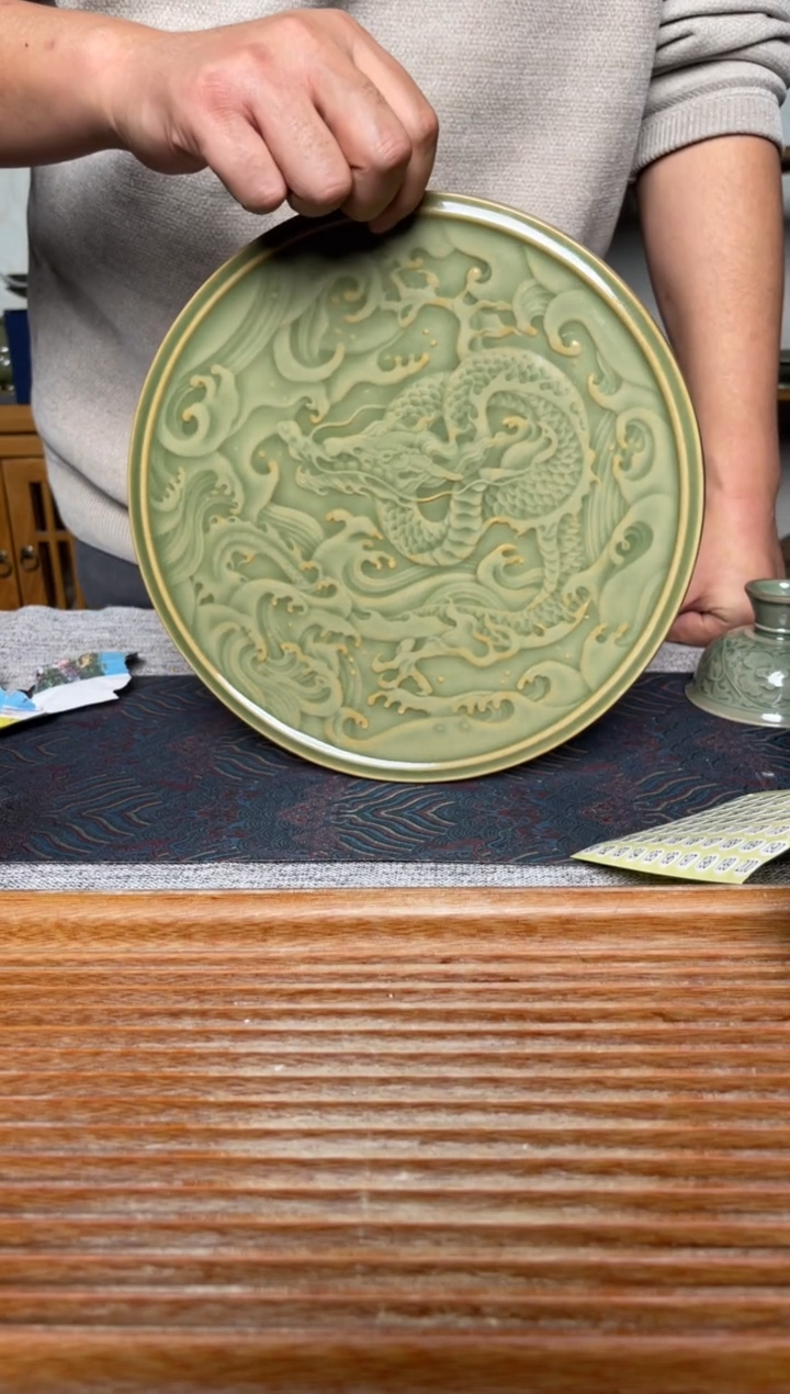 【闪购商品】盘龙纹壶承干泡台