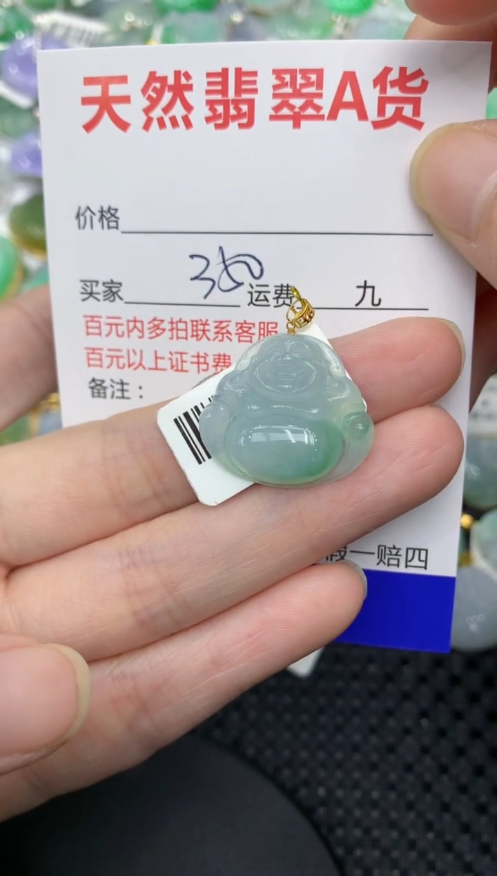 【闪购商品】翡翠颈饰18K金镶嵌11111111111