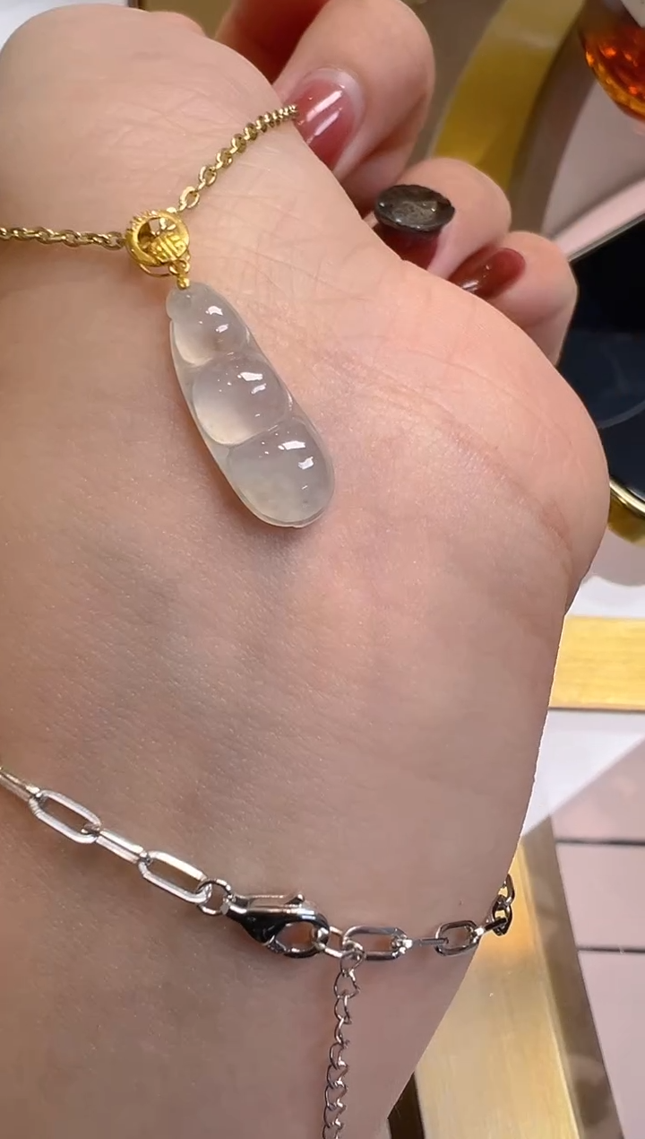 【闪购商品】翡翠吊坠(不含链)18K金镶嵌多样性团购发一件