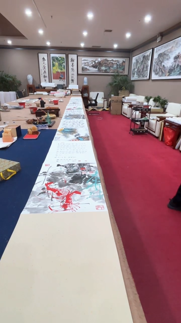 【闪购商品】书法多位老师合作 红木册页 证书锦盒