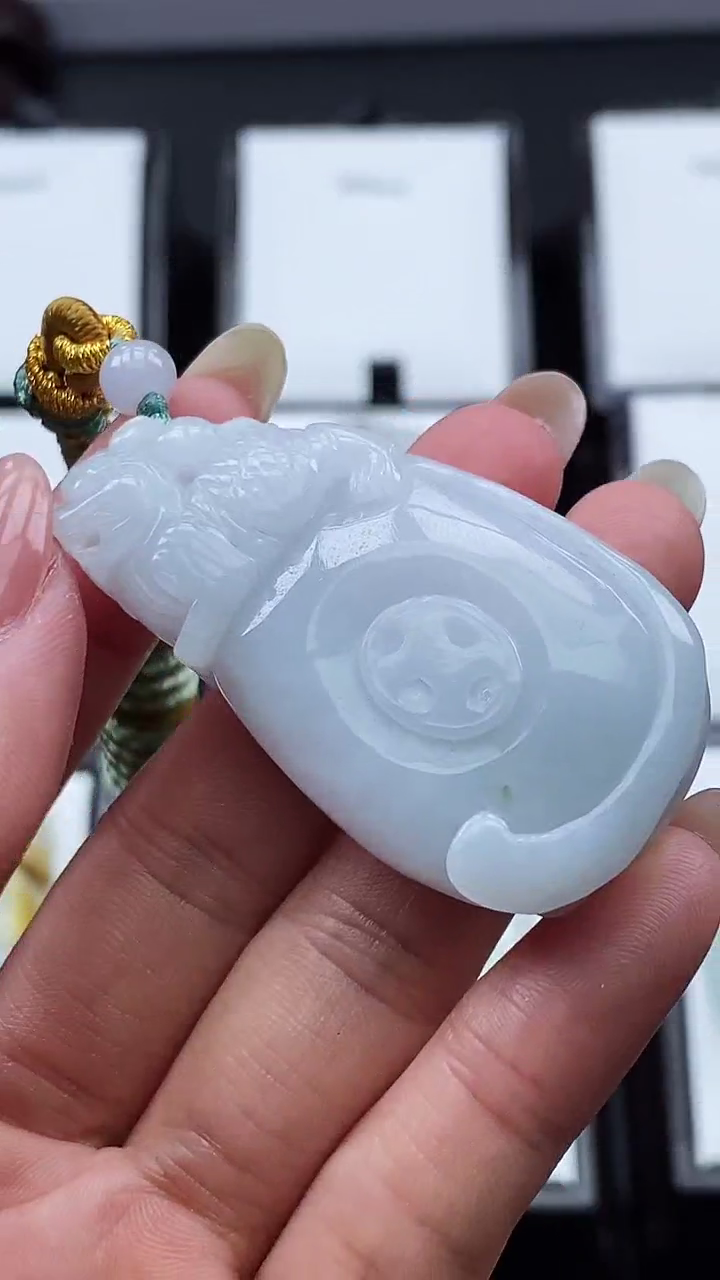 【闪购商品】翡翠颈饰未镶嵌天然缅甸A货翡翠