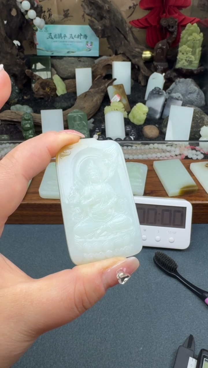 【闪购商品】和田玉颈饰未镶嵌珊珊