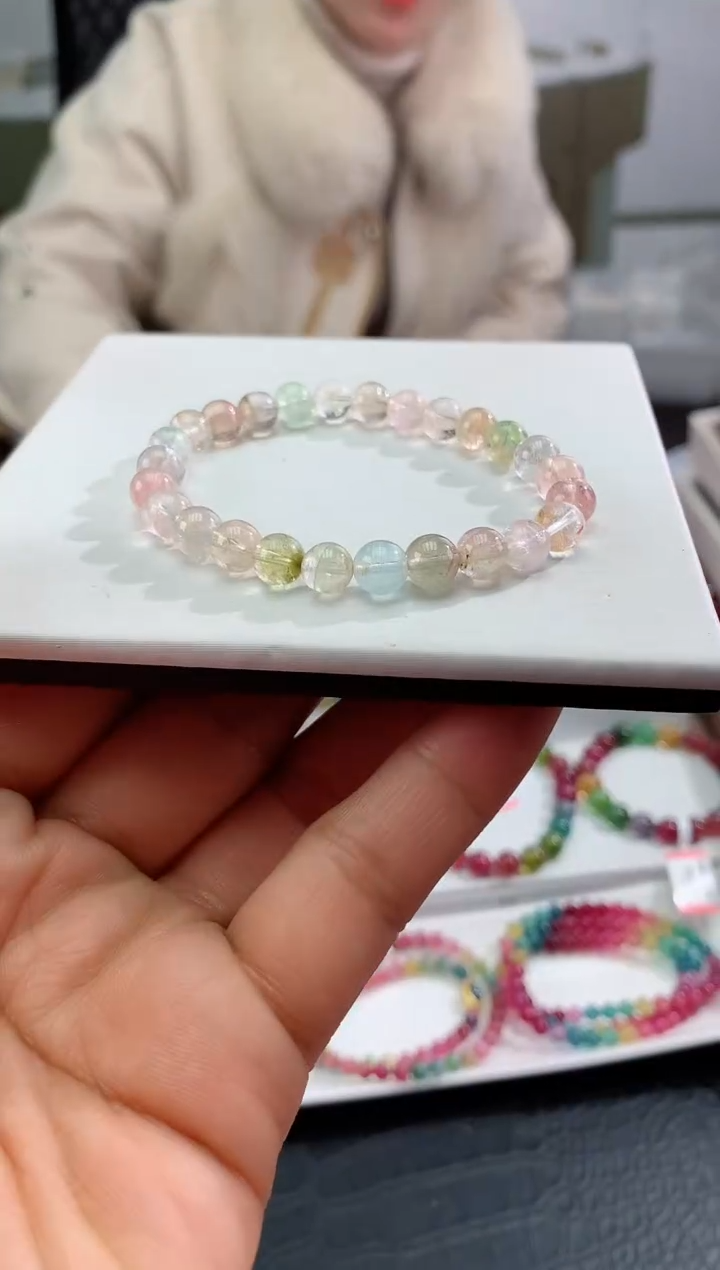 【闪购商品】碧玺手链未镶嵌多样性发一条