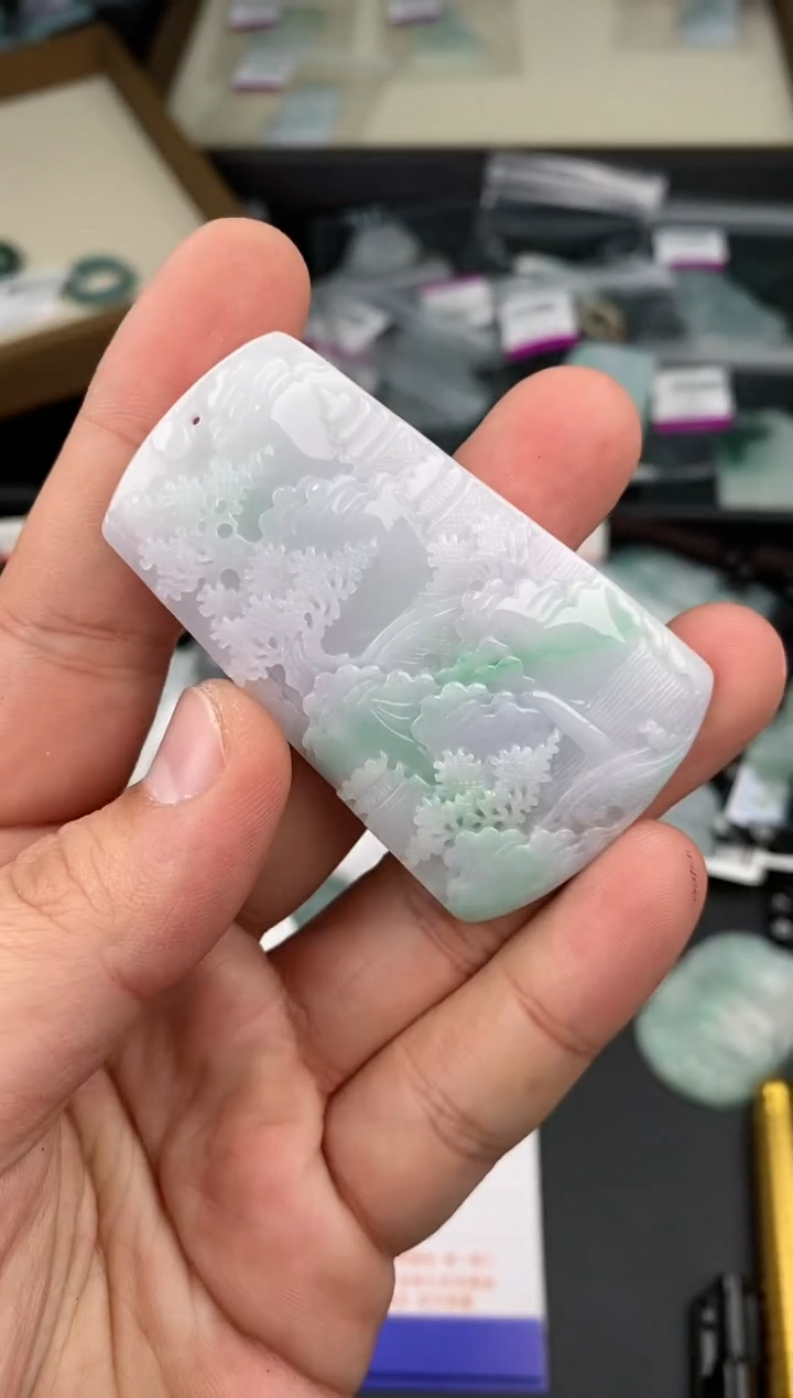 【闪购商品】翡翠颈饰未镶嵌  天然翡翠，一物一图