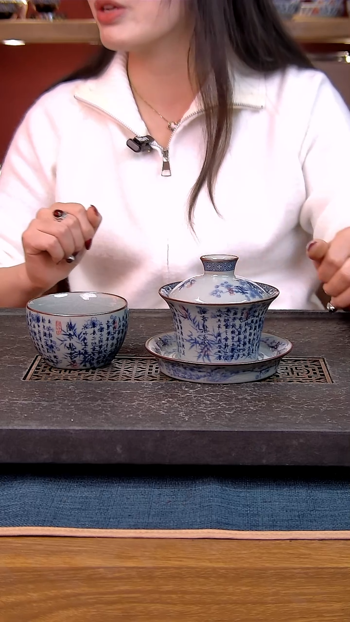 简装家用款2件套 老陶泥开片纹陶瓷茶具