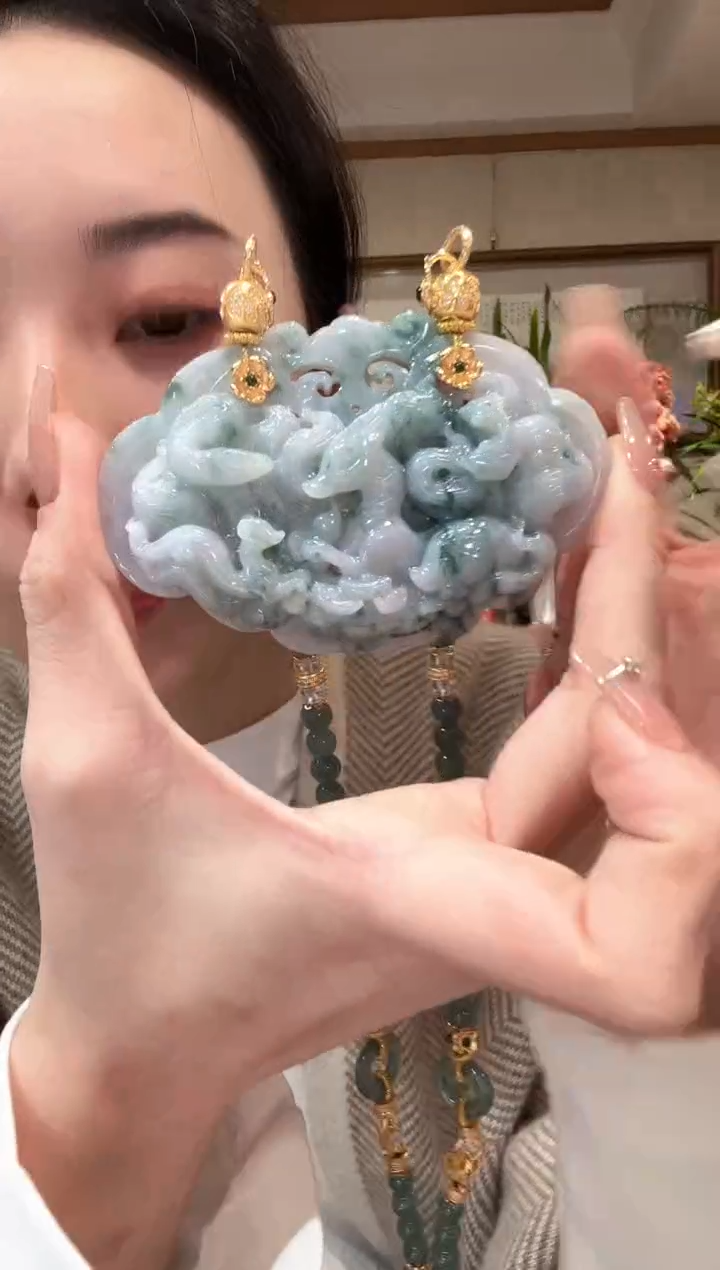 【闪购商品】翡翠颈饰未镶嵌国风