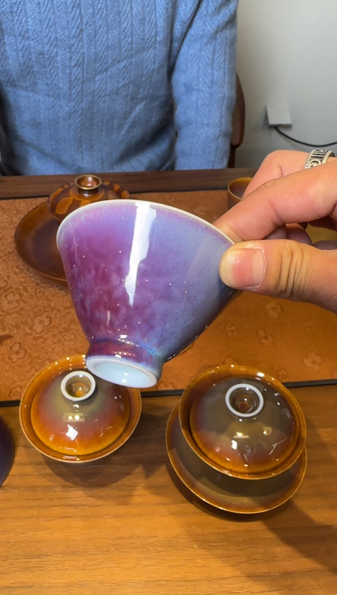 宽**道荣器 极光紫斗笠杯