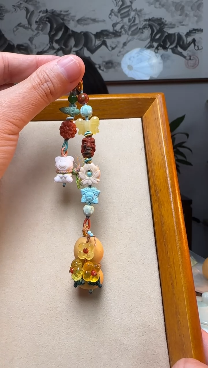 【闪购商品】绿松石挂饰未镶嵌时尚百搭A1243