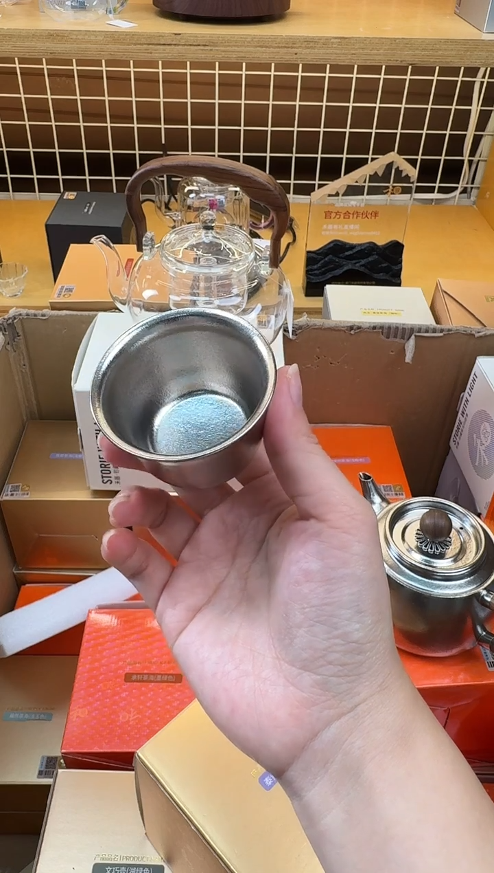 @@器钛纯钛执茗杯