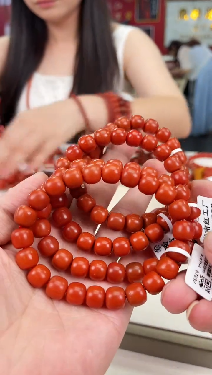 南红玛瑙大水沟老型手串10+未镶嵌（多样式发其一）