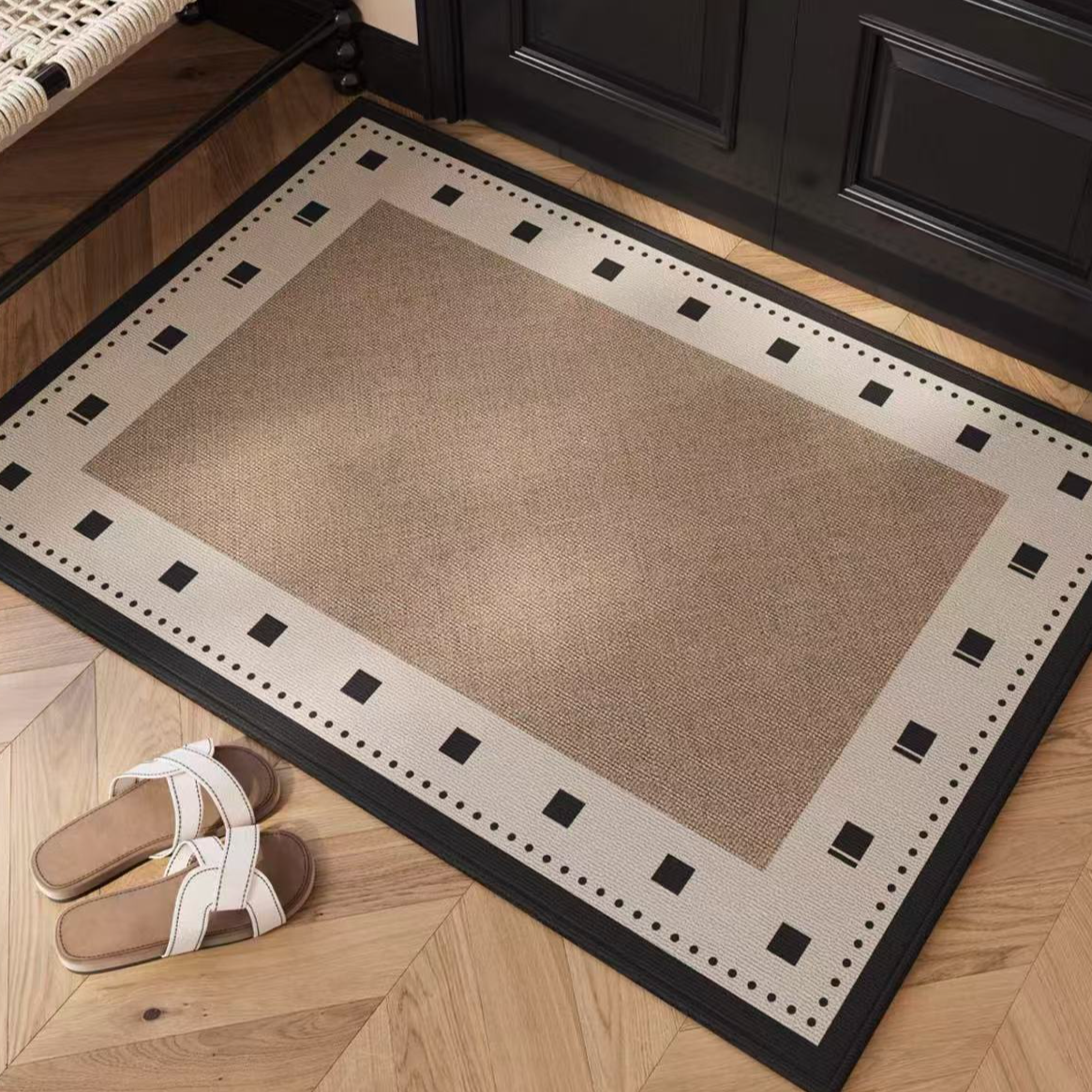 A2860*90轻奢入户门地垫脚垫地毯进门口垫防滑耐脏免洗