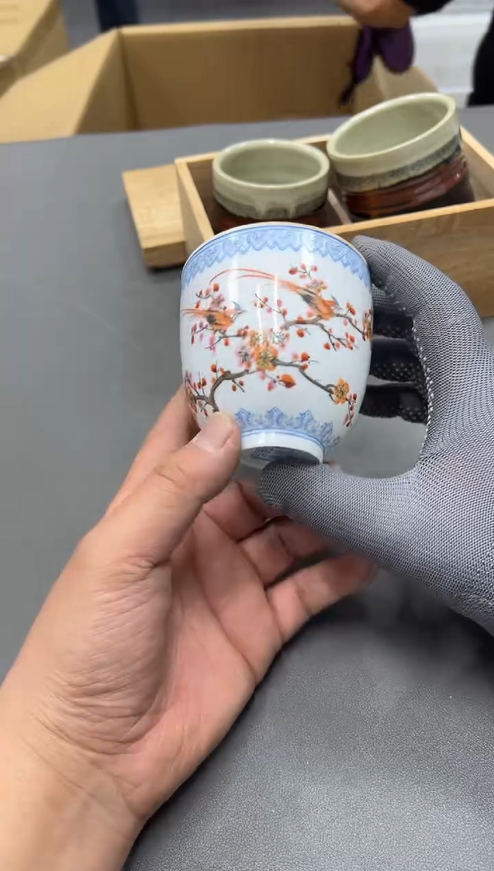 陶瓷工**间工艺品小四孤品收藏