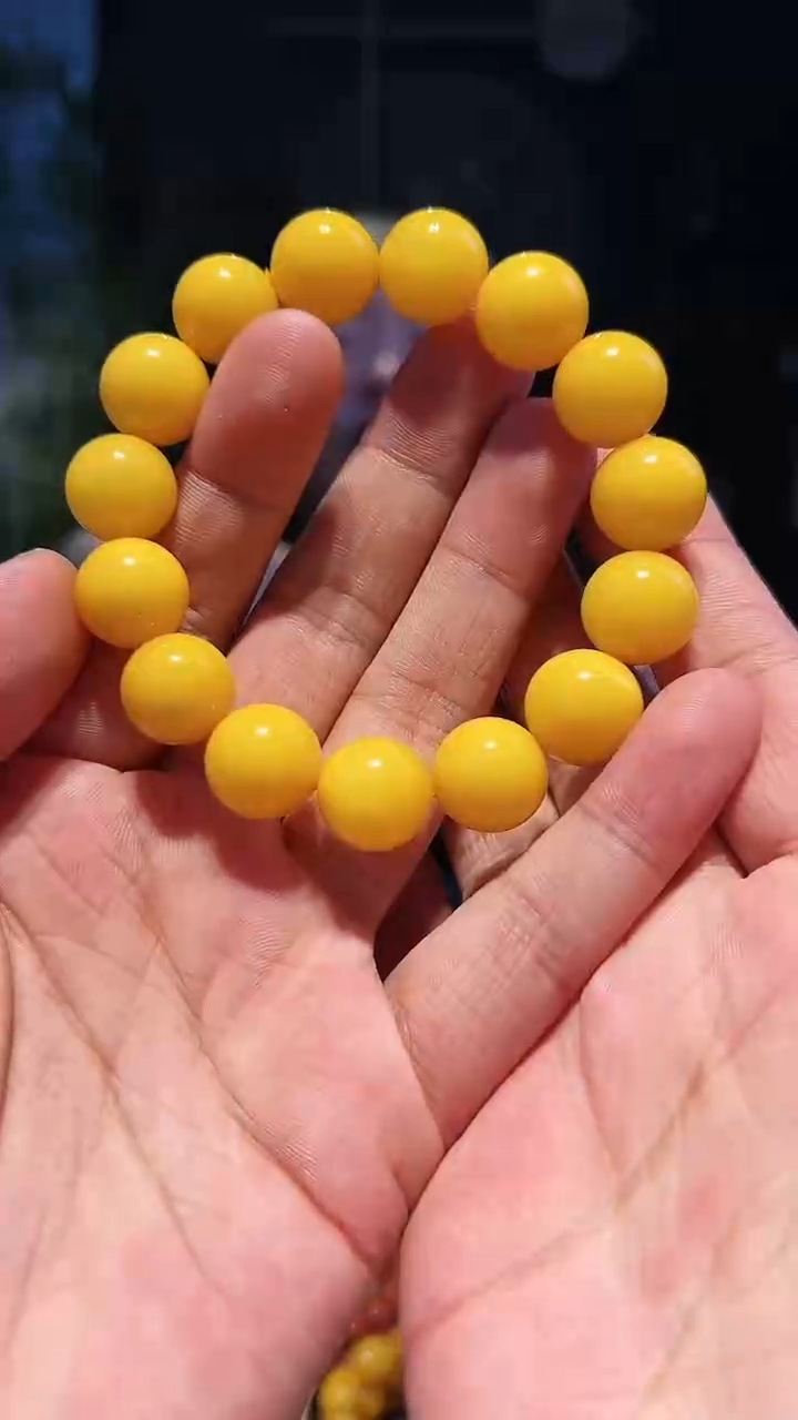 【闪购商品】蜜蜡手串未镶嵌14左右单圈