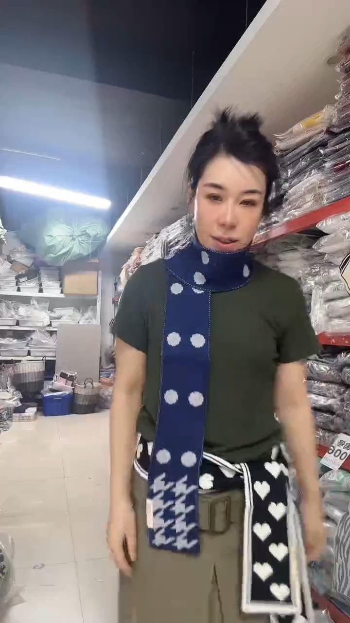 亚麻芳姐围巾福利028