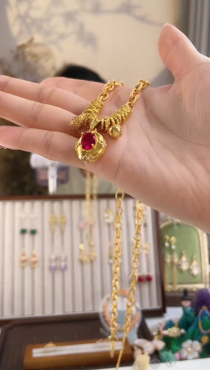 铜合金无铜合金无红刚宝项链