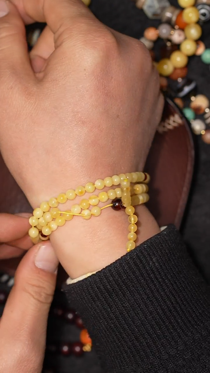 【闪购商品】蜜蜡颈饰未镶嵌冲赛康胡子哥，DIY一37