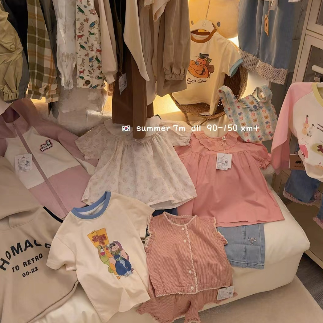 甜系森系中大童百搭服饰儿童
