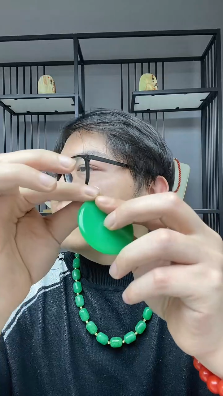 【闪购商品】翡翠颈饰合金圆牌