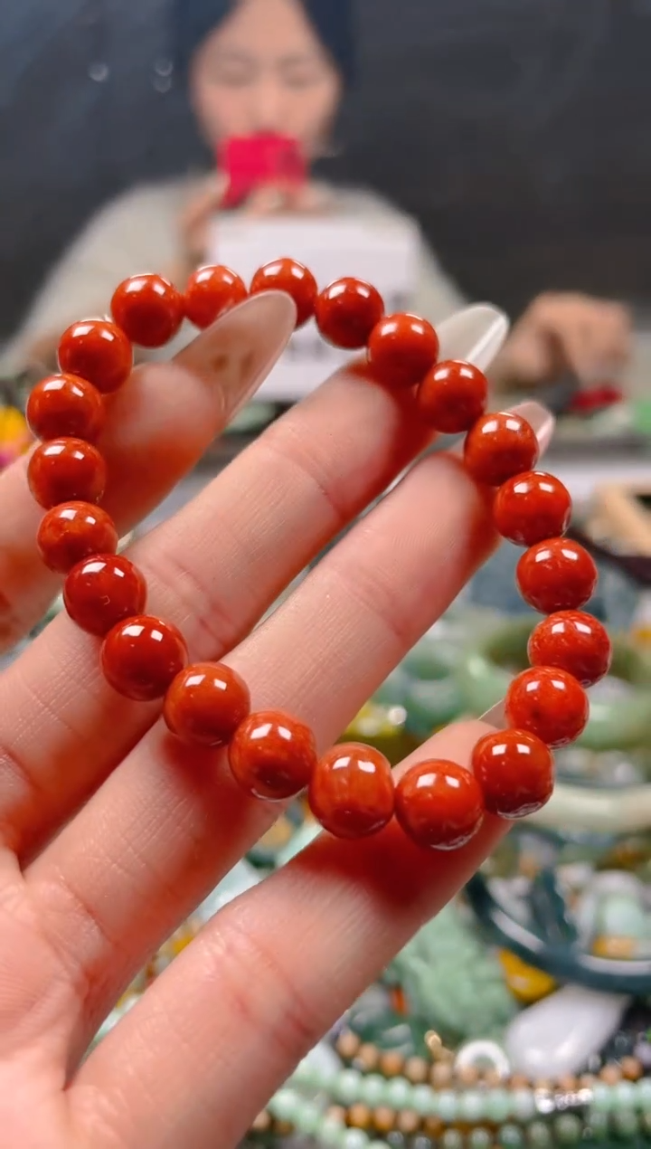 【闪购商品】翡翠颈饰未镶嵌7-8MM/B/翡翠A货一图一物