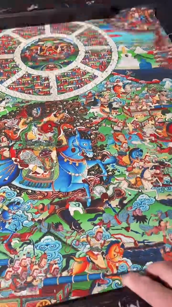 卷轴画藏式珍藏彩绘艺术馆26