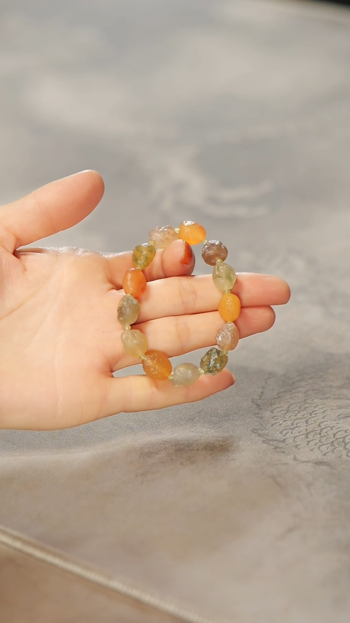 【闪购商品】玛瑙手链未镶嵌253阿拉善糖果手串