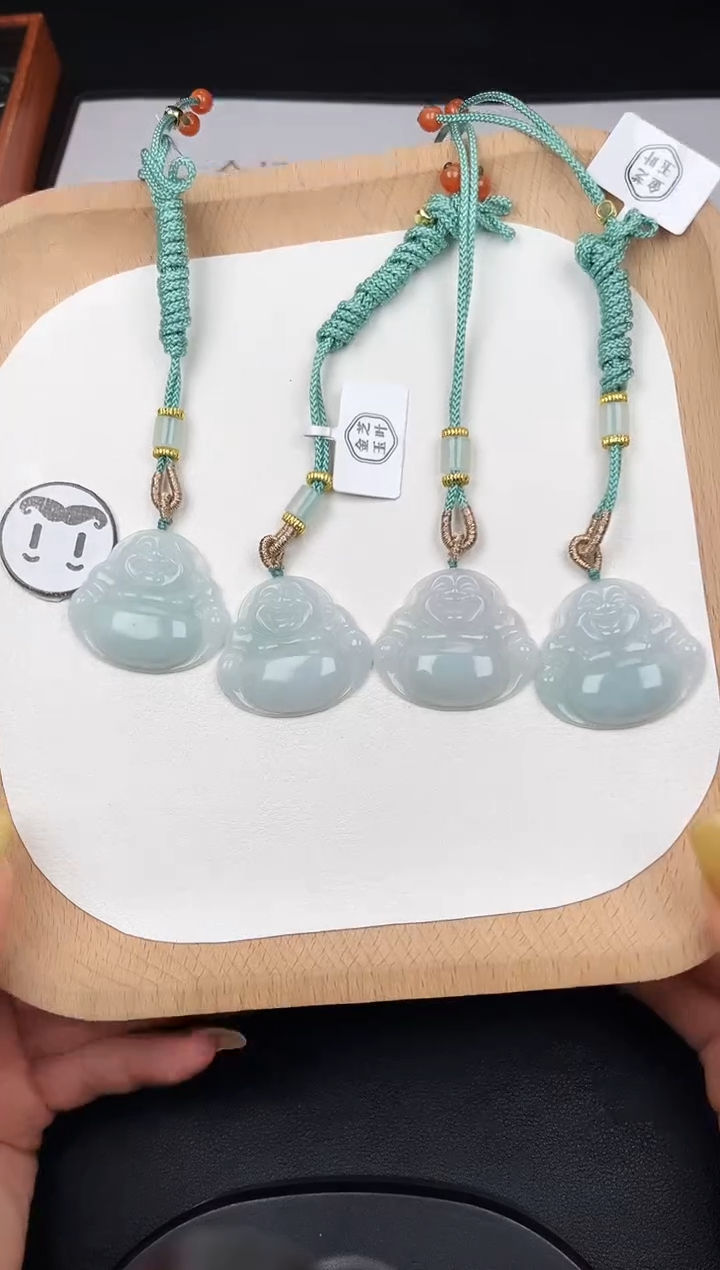 颈饰未镶嵌翡翠LA099中小佛+送同款绳子多样性发其一