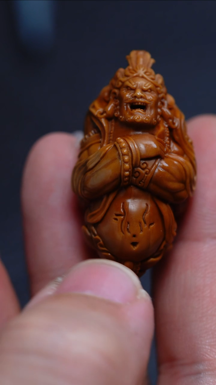 【闪购商品】橄榄核手串/手链【】黄财神-单籽