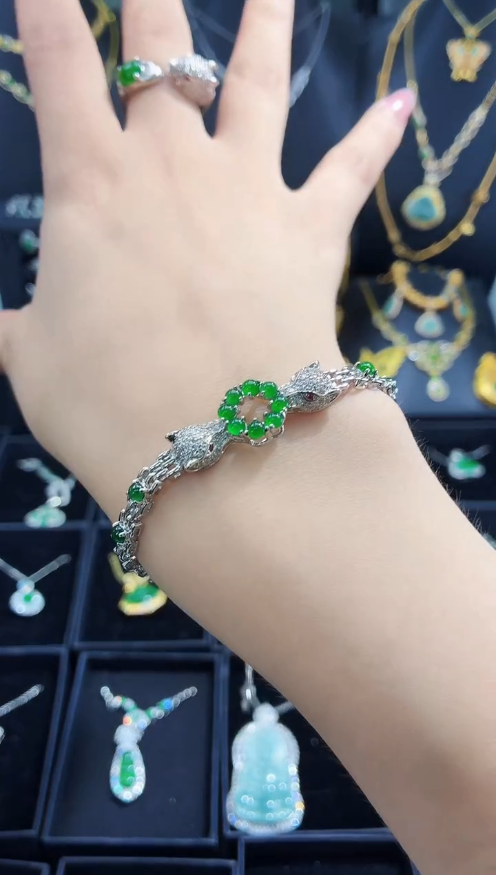 未镶嵌手链翡翠手链
