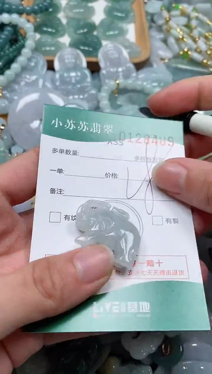 【闪购商品】翡翠颈饰未镶嵌闪购商品0128489