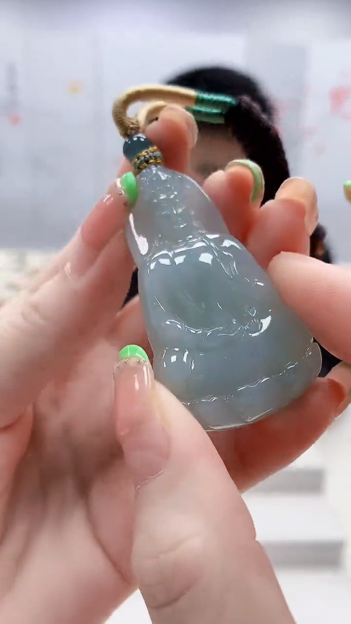 未镶嵌定制翡翠5028ry-毛货挂件162