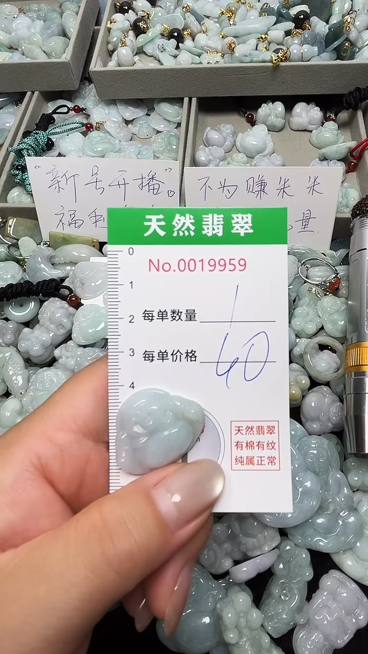 翡翠未镶嵌吊坠(不含链)9959