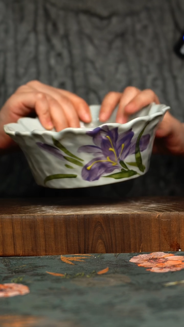 杯釉下彩手工手绘同款陶器