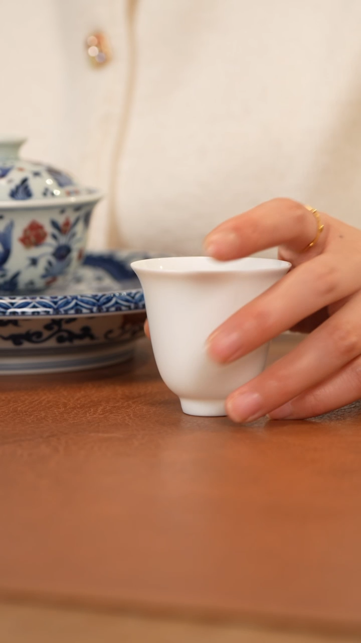 【闪购商品】杯景德镇白胎闻香杯