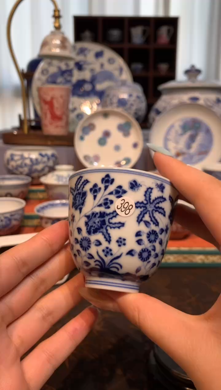 涤*398青花杯子xwy201